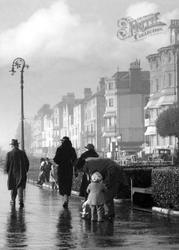 The Leas, Father And Son c.1940, Folkestone