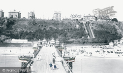 The Leas From The Pier 1901, Folkestone