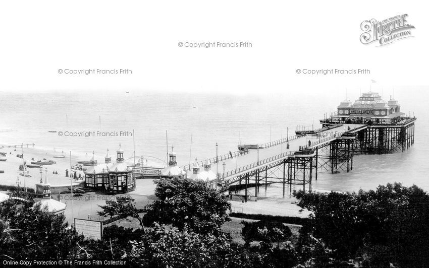 Folkestone, the Victoria Pier 1895