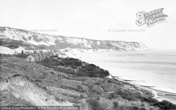 Photo of Folkestone, The Warren c.1955