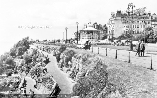Photo of Folkestone, The Zig Zag Path c.1950