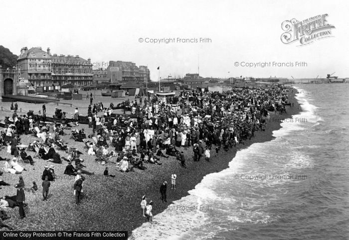 Photo of Folkestone, View From Pier 1918