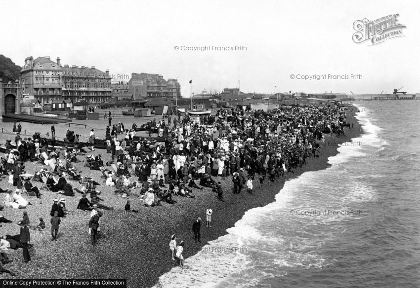 Folkestone, view from Pier 1918