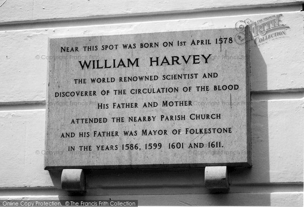 Photo of Folkestone, William Harvey Plaque 2004