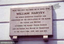 William Harvey Plaque 2004, Folkestone