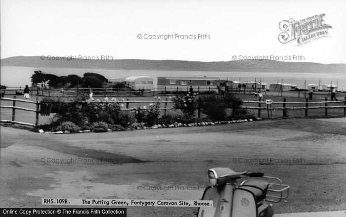Photo of Fontygary, Caravan Site, Putting Green c.1965
