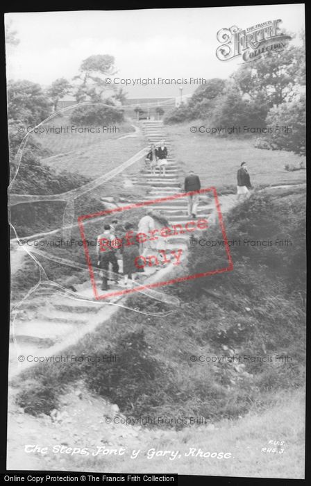 Photo of Fontygary, The Steps c.1955
