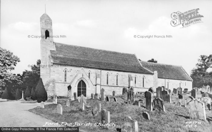 Photo of Ford, The Parish Church c.1950