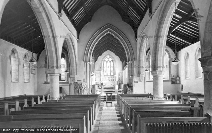 Photo of Ford, The Parish Church Interior c.1950