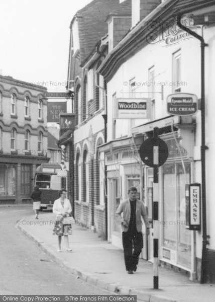 Photo of Fordingbridge, High Street Shops And The New Inn c.1960