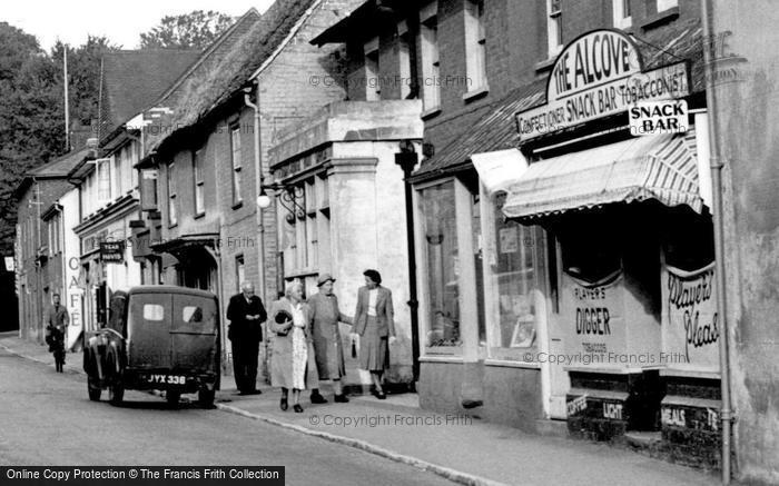 Photo of Fordingbridge, The Alcove Snack Bar c.1955