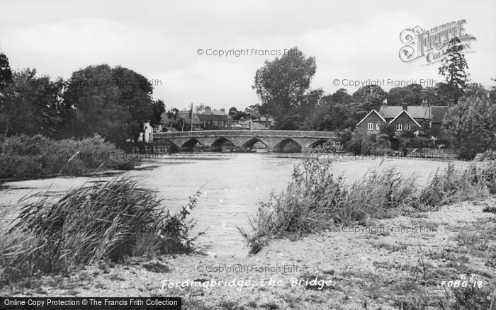 Photo of Fordingbridge, The Bridge c.1955