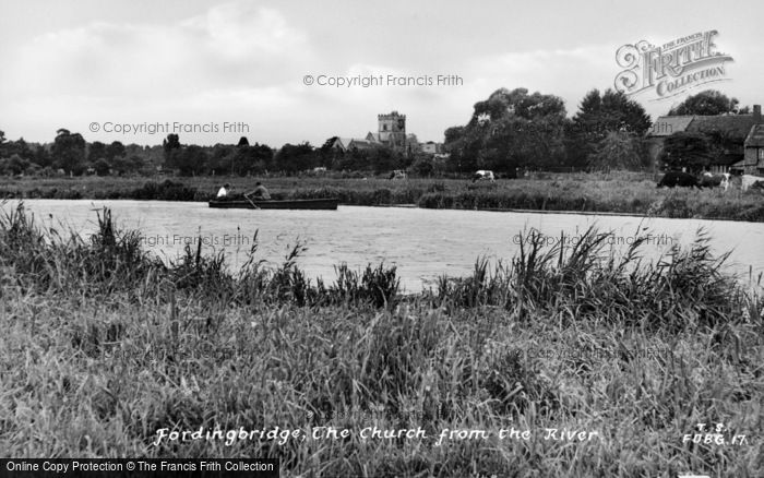 Photo of Fordingbridge, The Church From The River c.1955