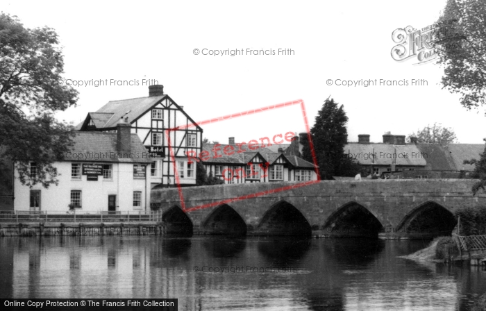 Photo of Fordingbridge, The George Inn And River Avon c.1960