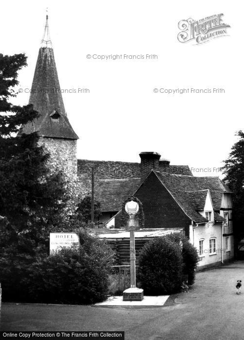 Photo of Fordwich, St Mary's Church And The Fordwich Arms Sign c.1950