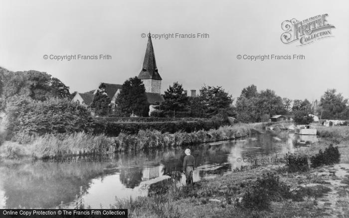 Photo of Fordwich, The Church From The River c.1955