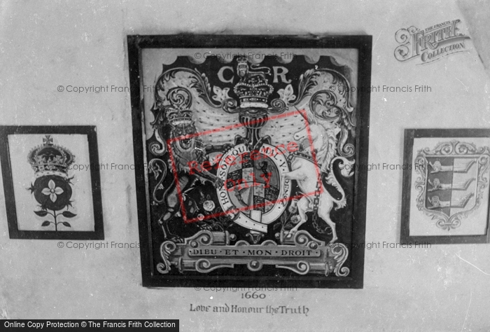 Photo of Fordwich, Town Hall, Coat Of Arms 1898