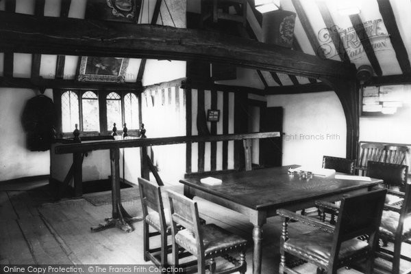 Photo of Fordwich, Town Hall Interior c.1955