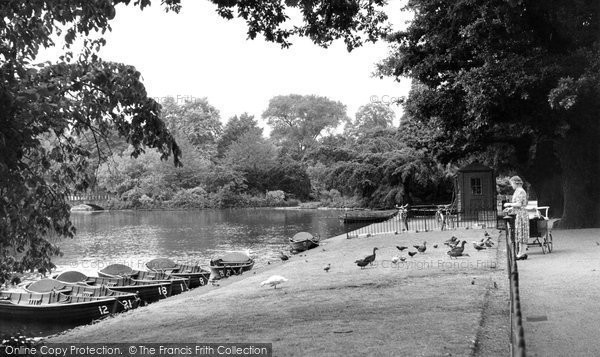 Photo of Forest Hill, The Pond, Dulwich Park c.1955