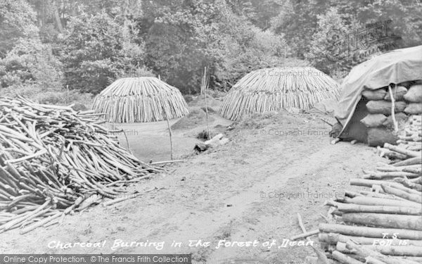 Photo of Forest Of Dean, Charcoal Burning c.1950