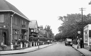 Formby, Brows Lane and Post Office c1955