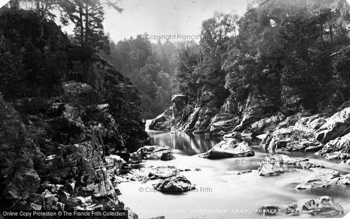 Photo of Forres, Near Randolph's Leap c.1880