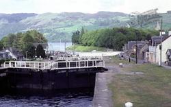 Final Locks Of Calendonian Canal And Loch Ness c.1980, Fort Augustus
