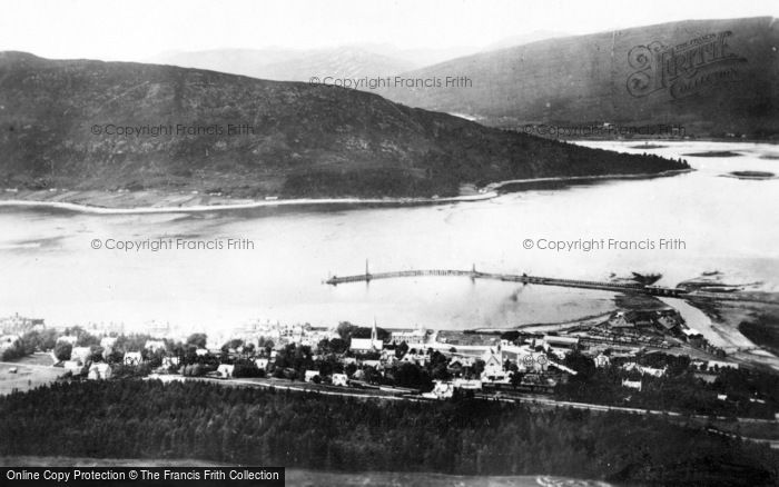 Photo of Fort William, Showing Loch Linnhe And Loch Eil c.1930