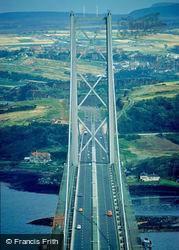 Forth Road Bridge, View From North Tower c.1975, Forth Bridge