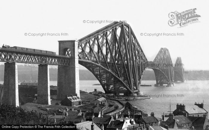 Photo of Forth Bridge, From North Queensferry 1897
