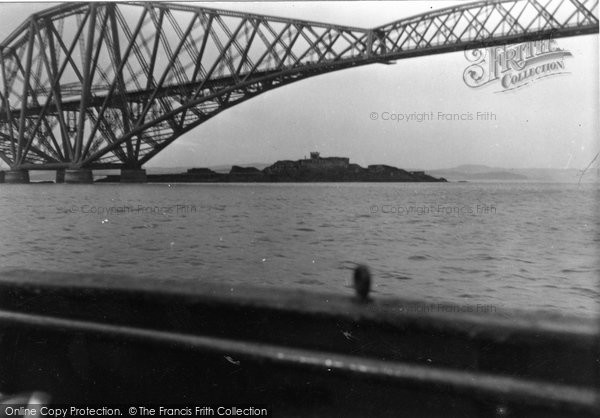 Photo of Forth Bridge, Inchgarvie Fort 1953