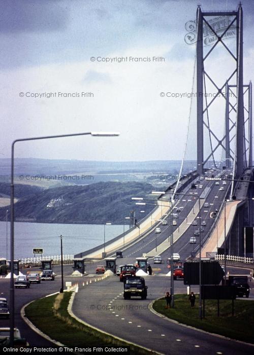 Photo of Forth Bridge, The Road Bridge, South Aspect 1966