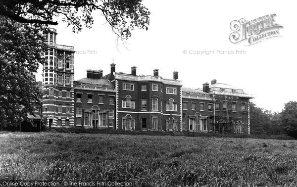 Photo of Forty Hill, Theobalds Palace, Theobalds Park c.1955