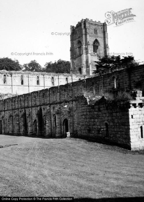 Photo of Fountains Abbey, Abbey Ruins c.1935