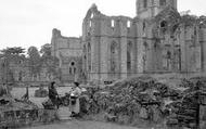 Abbey Ruins c.1955, Fountains Abbey