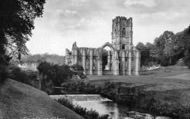 And Waterfall c.1885, Fountains Abbey