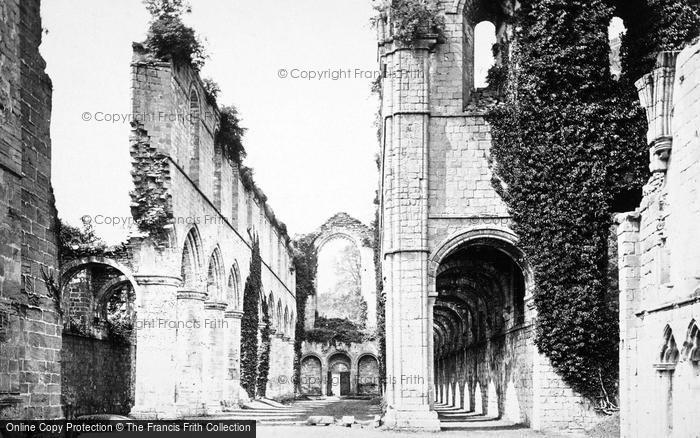 Photo of Fountains Abbey, c.1873
