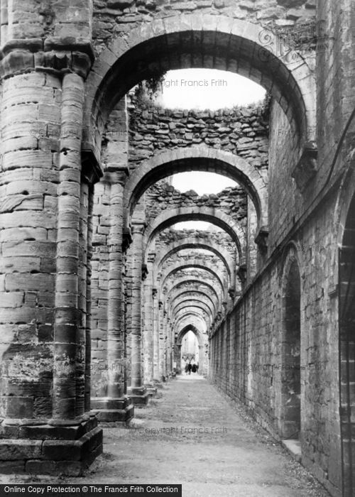 Photo of Fountains Abbey, c.1955