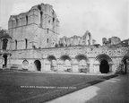 Cloister Court c.1900, Fountains Abbey