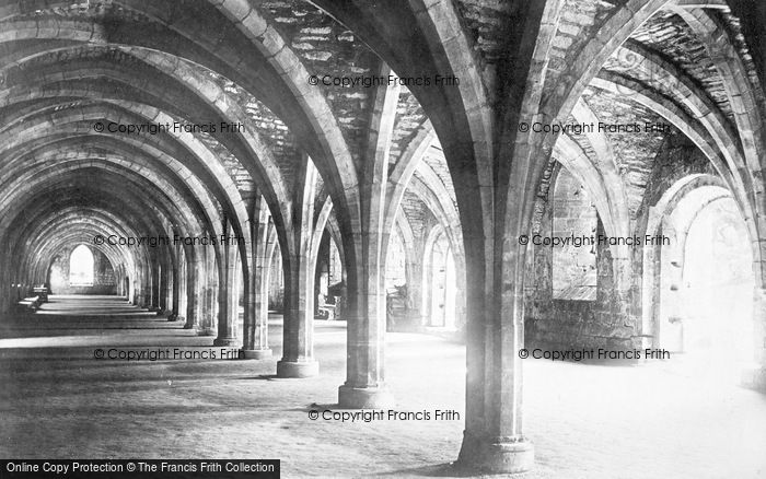Photo of Fountains Abbey, Cloisters c.1885