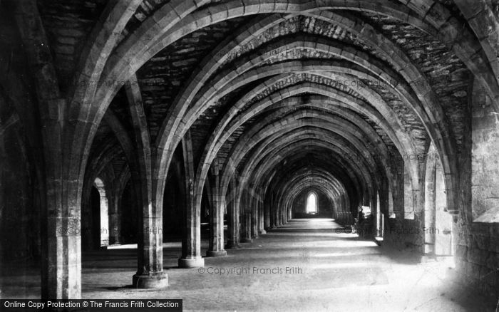 Photo of Fountains Abbey, Cloisters c.1885