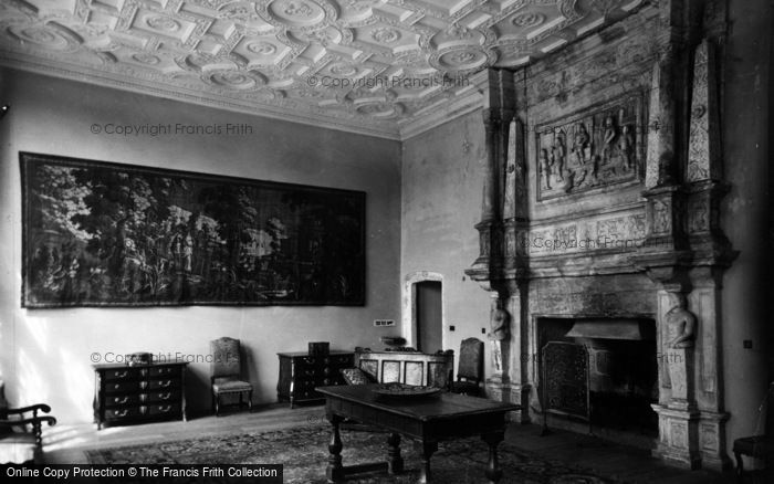 Photo of Fountains Abbey, Fountains Hall, The Chapel Room c.1955