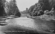 From Half Moon Pond c.1955, Fountains Abbey