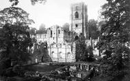 From The South c.1885, Fountains Abbey