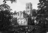 From The South c.1885, Fountains Abbey