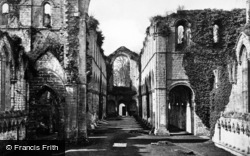 Nave West c.1867, Fountains Abbey