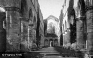 Nave West c.1885, Fountains Abbey