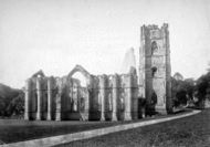 North East c.1885, Fountains Abbey