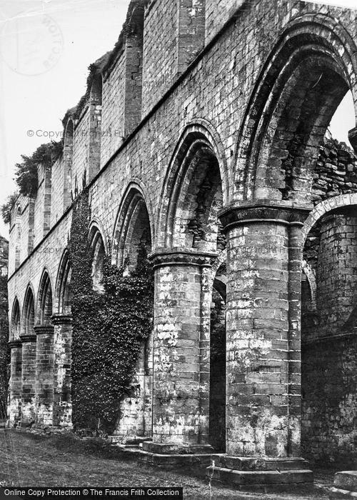 Photo of Fountains Abbey, North Side Of Nave c.1867
