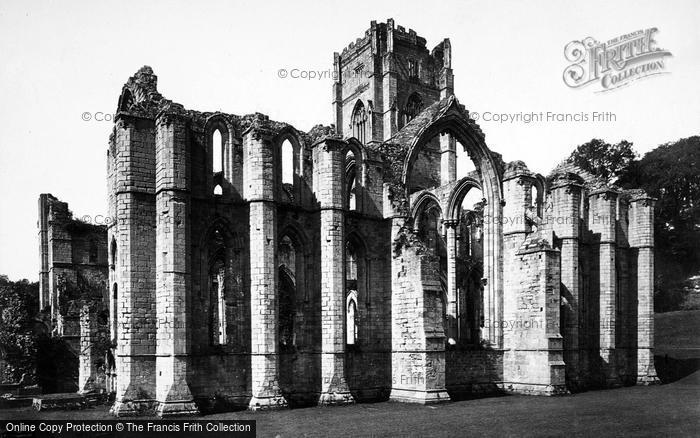 Photo of Fountains Abbey, South East c.1885
